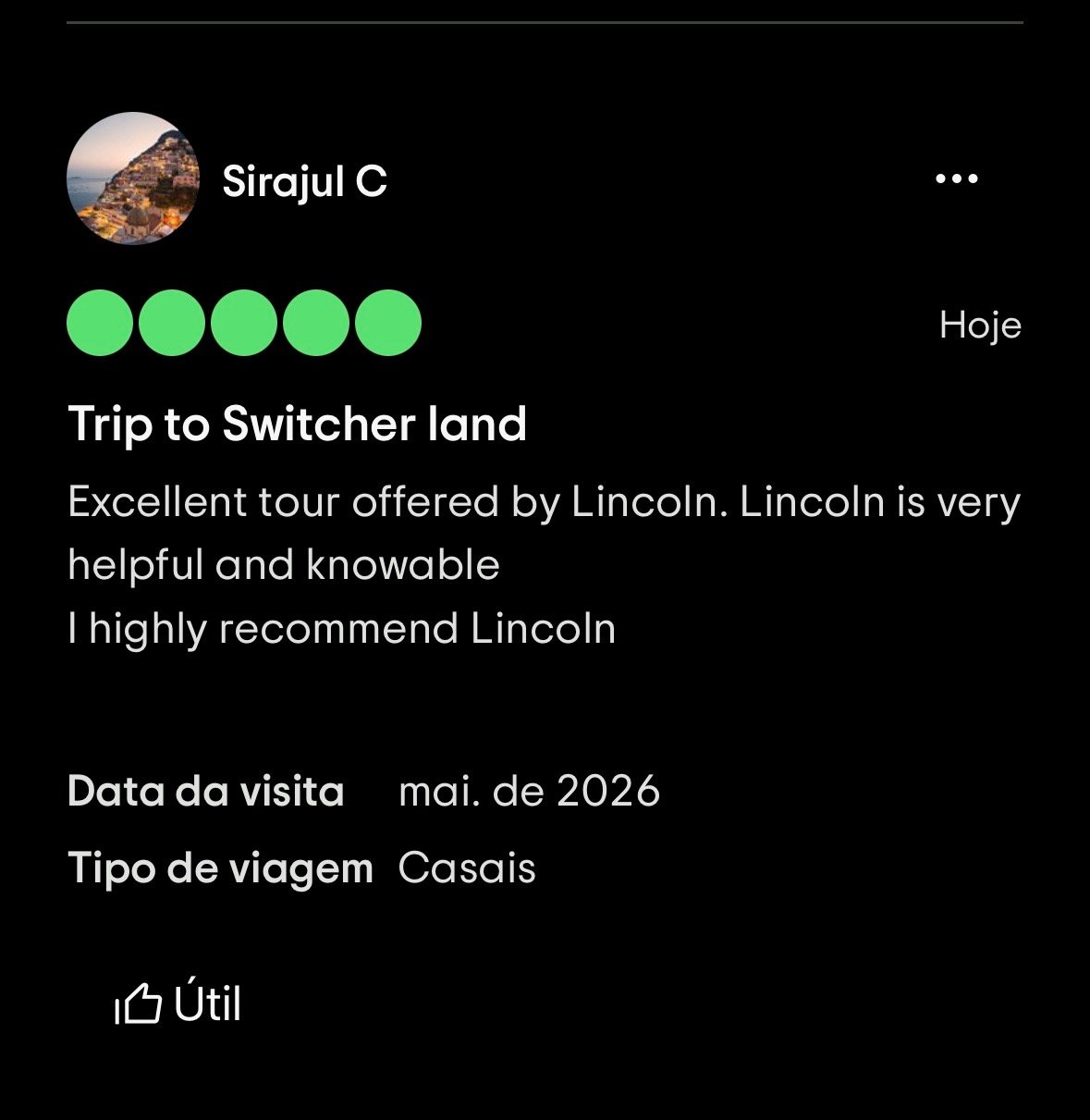 Meet Lincoln & Testimonials 35 Testimonials 40